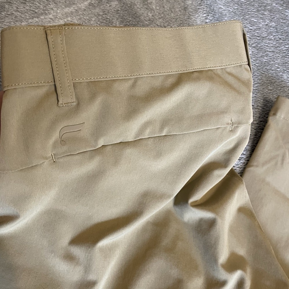 Fabletics Men's Size 34x29 The Only Pants Brown Stretch Performance Golf Casual - Picture 8 of 8